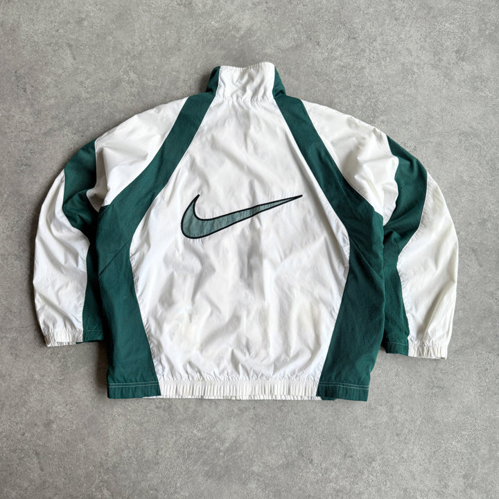 Lekka kurtka przeciwdeszczowa z haftem swoosh NK Air z lat 90-tych