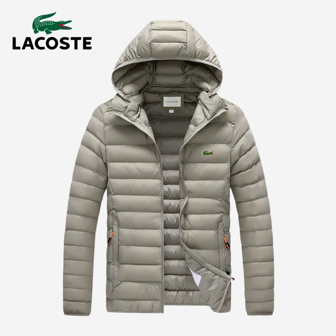Kurtka Puchowa Męska z Kapturem