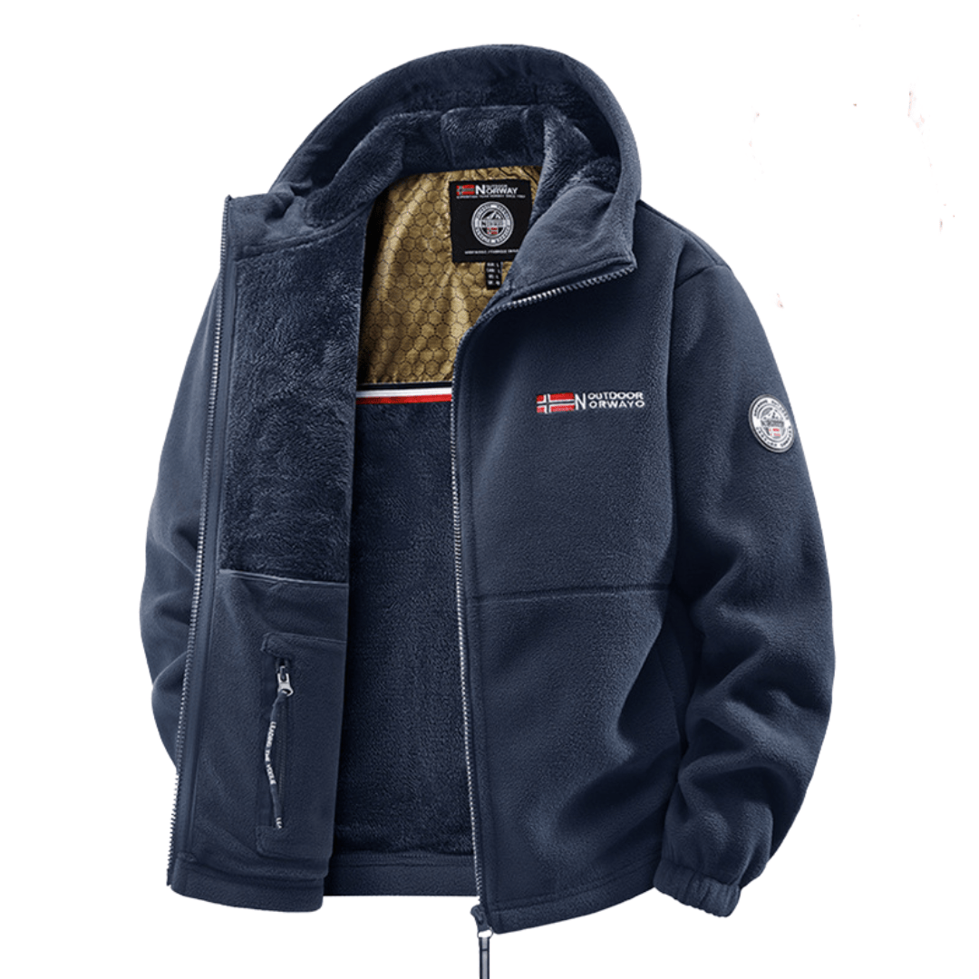 Kurtka Fleece Termiczna z Kapturem