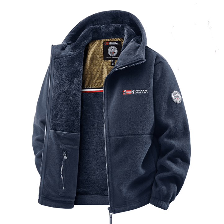 Kurtka Fleece Termiczna z Kapturem