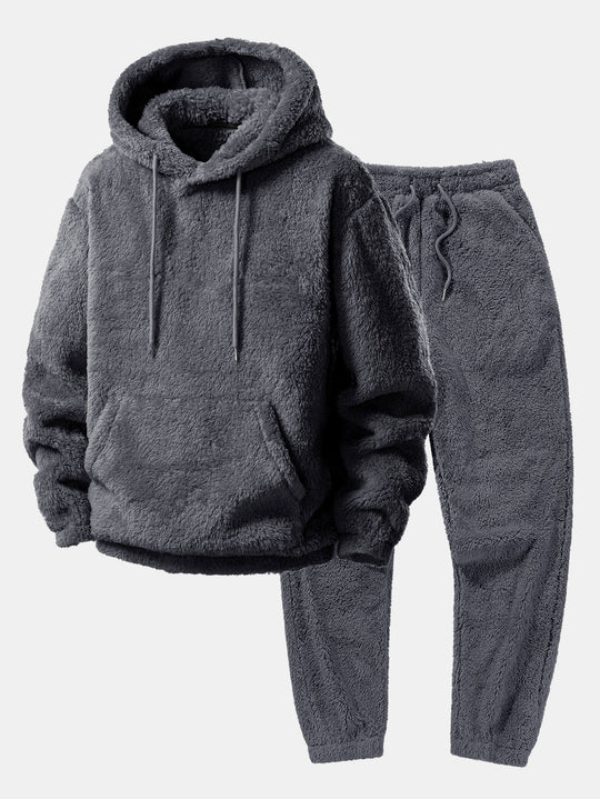 Felpa Basic Teddy & Pantaloni Jogger Teddy