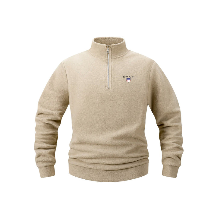 Sweter GA z polaru z zamkiem na pół