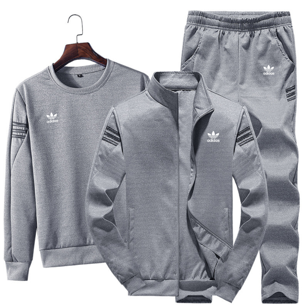 Męski Strój Sportowy Casual w 3 Częściach