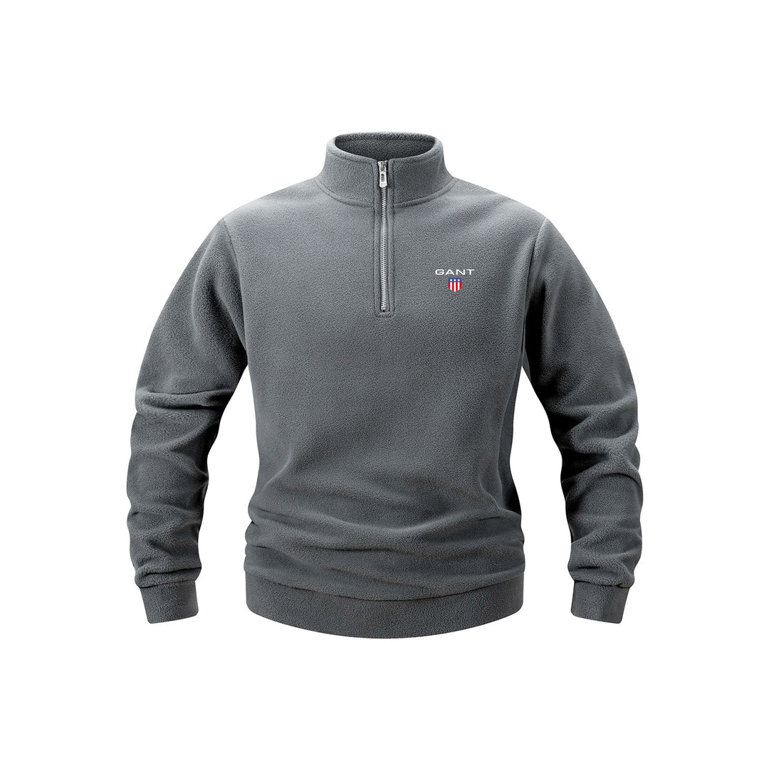 Sweter GA z polaru z zamkiem na pół
