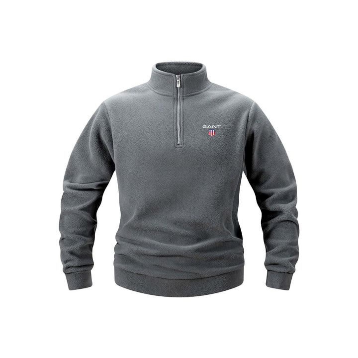 Sweter GA z polaru z zamkiem na pół