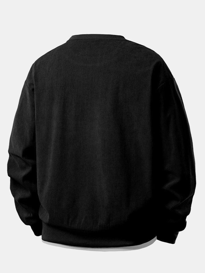 Sweter z Stretchowego Weluru Z Dekoltem Okrągłym 2 w 1