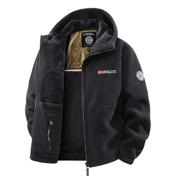 Kurtka Fleece Termiczna z Kapturem