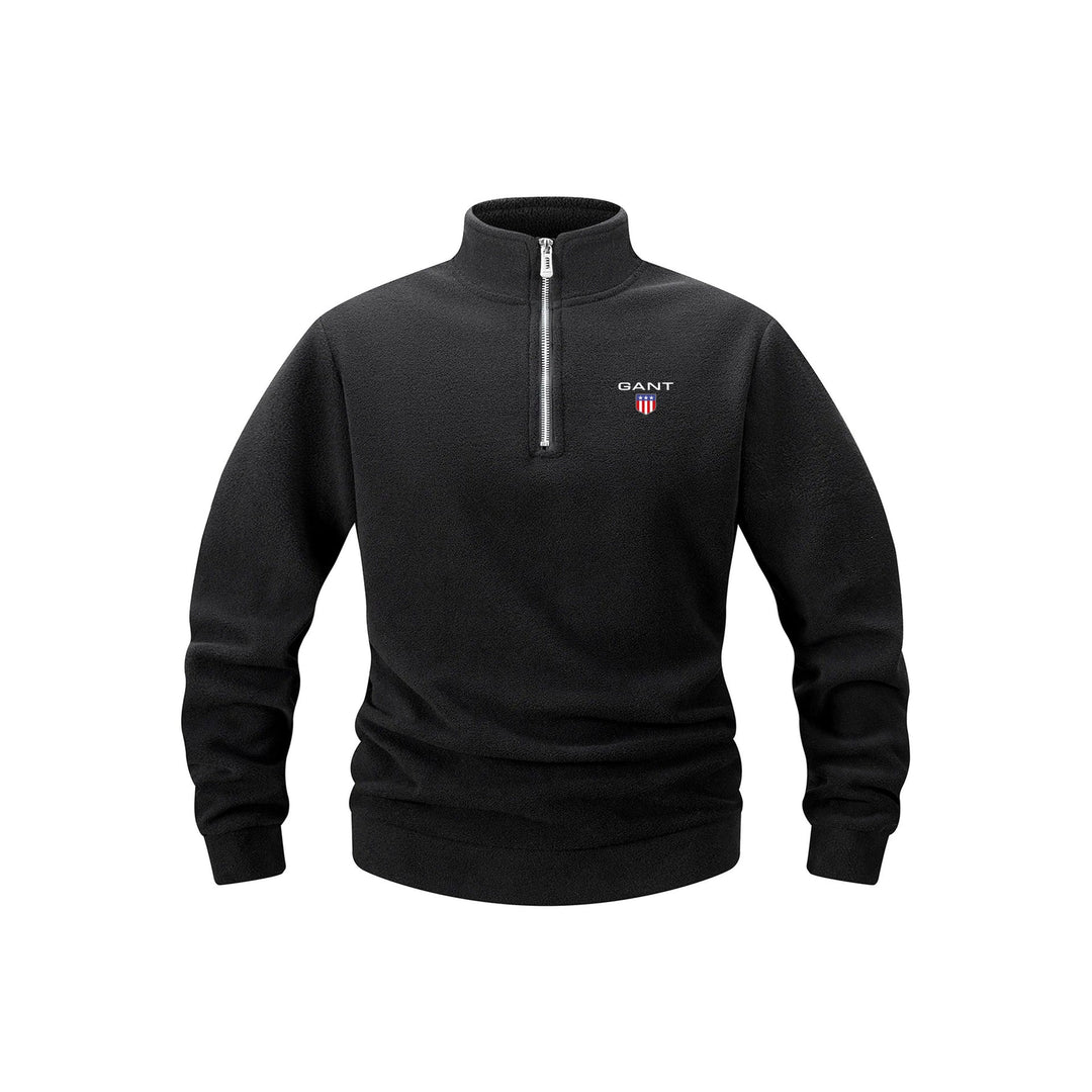 Sweter GA z polaru z zamkiem na pół