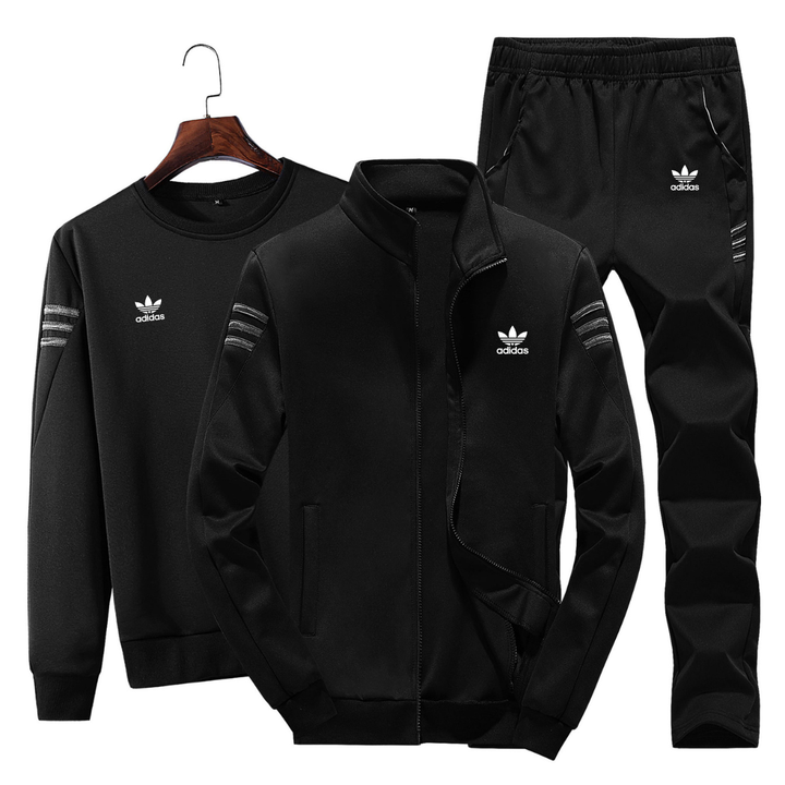 Męski Strój Sportowy Casual w 3 Częściach