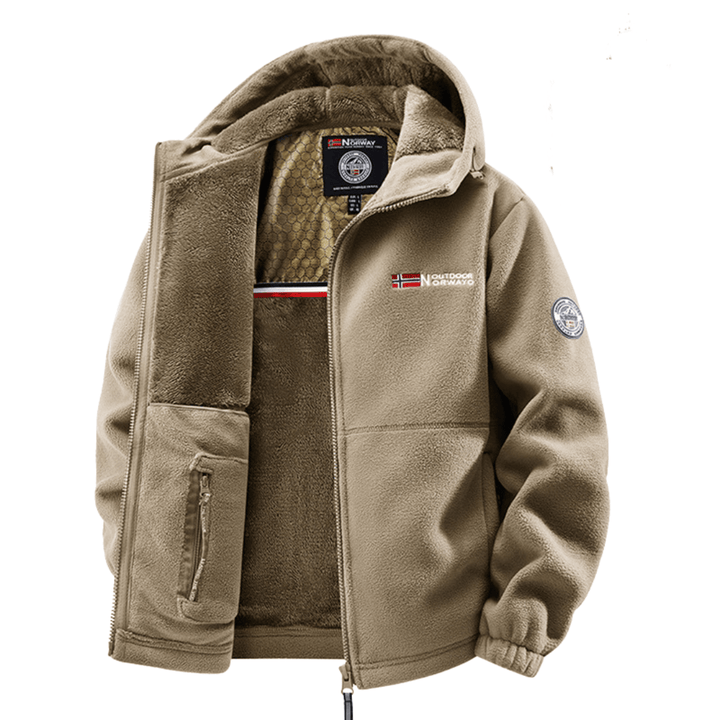 Kurtka Fleece Termiczna z Kapturem