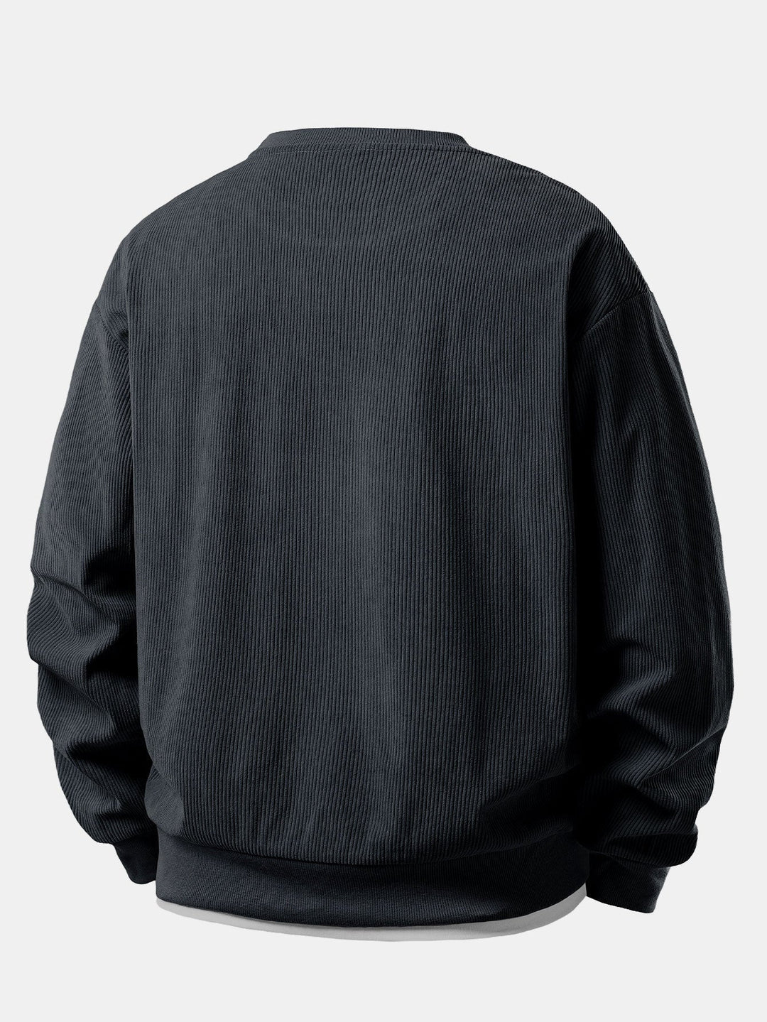 Sweter z Stretchowego Weluru Z Dekoltem Okrągłym 2 w 1