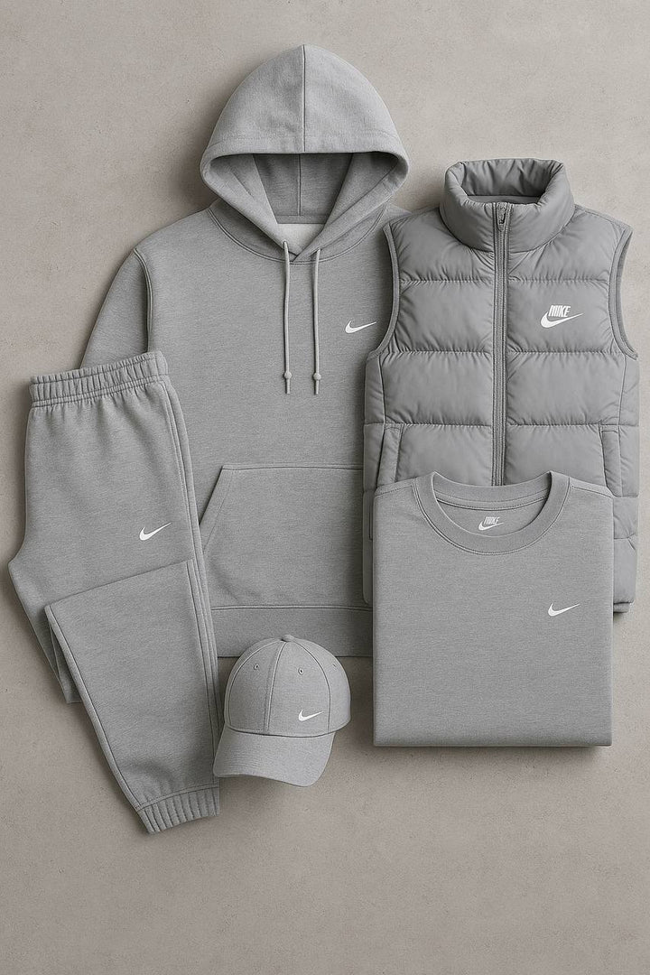 Nk™ Zestaw Kompletny – Bluza, Spodnie, Kurtka Puchowa & T-shirt