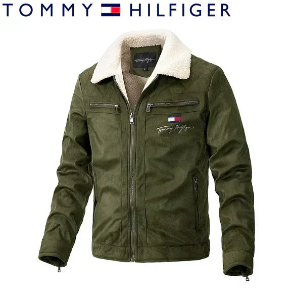 Winter jacket with fur collar