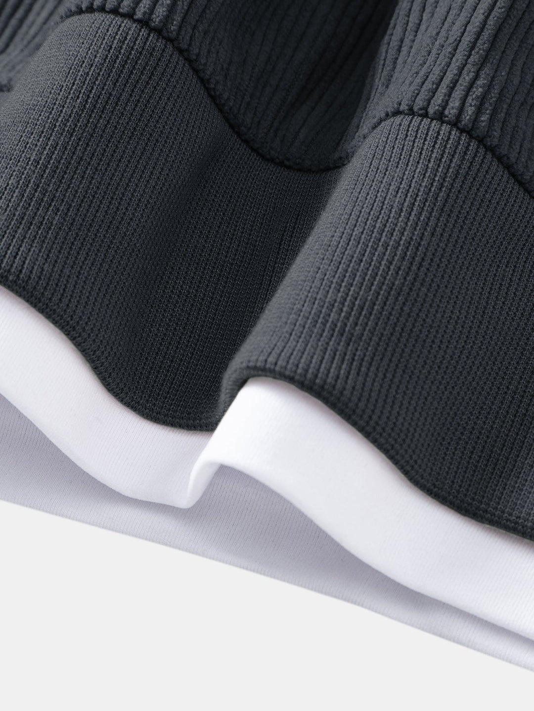 Sweter z Stretchowego Weluru Z Dekoltem Okrągłym 2 w 1