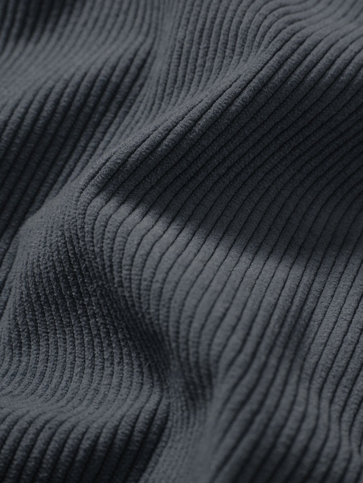 Sweter z Stretchowego Weluru Z Dekoltem Okrągłym 2 w 1