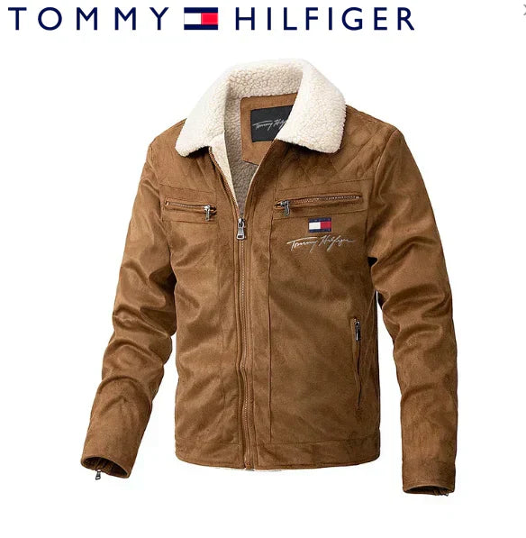 Winter jacket with fur collar