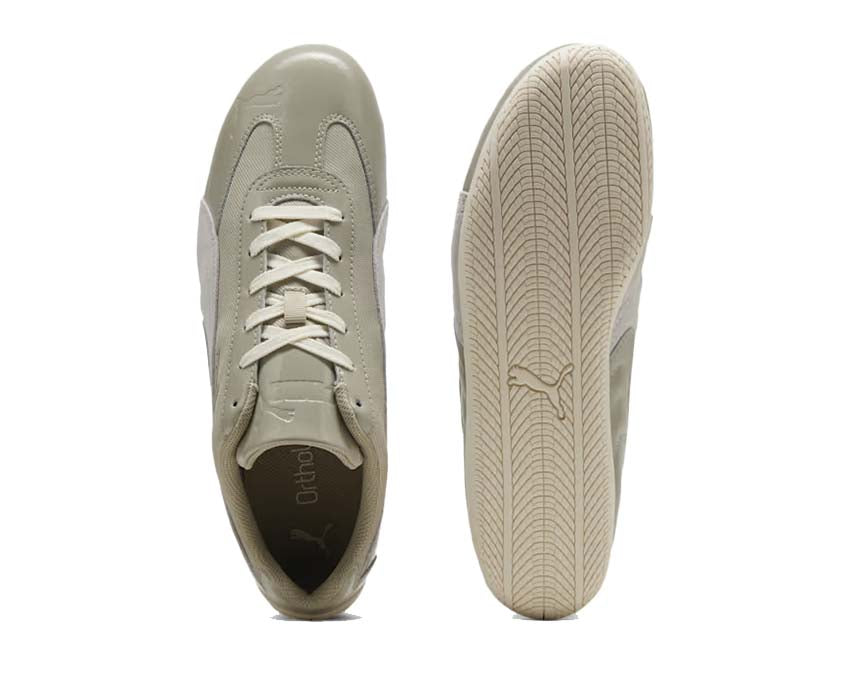 Sportowe buty ze skóry lakierowanej w kolorze szarym