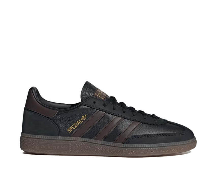 Buty sportowe do piłki ręcznej z ciemno brązowego zamszu