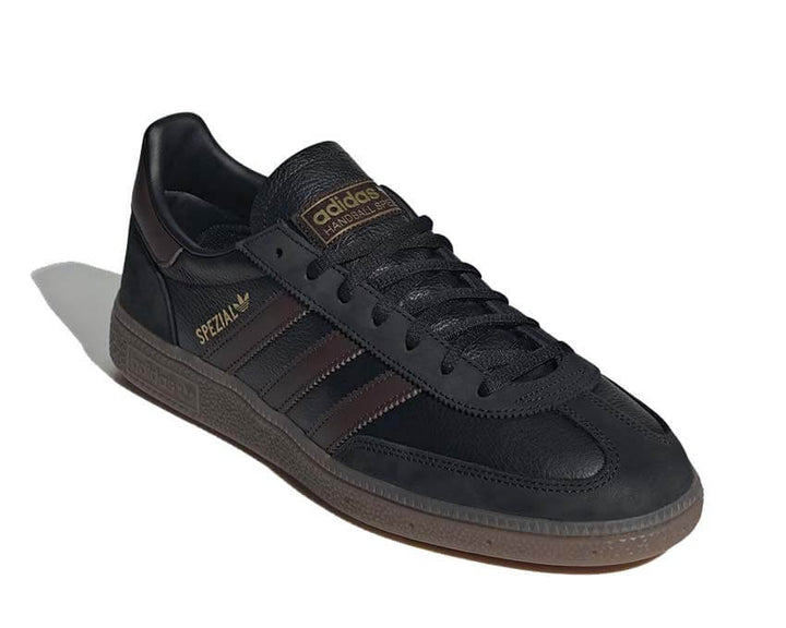 Buty sportowe do piłki ręcznej z ciemno brązowego zamszu