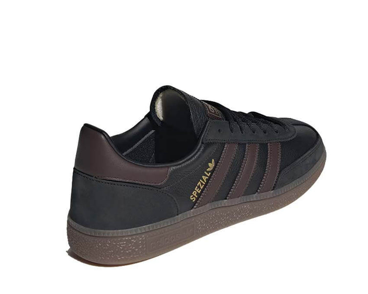 Buty sportowe do piłki ręcznej z ciemno brązowego zamszu