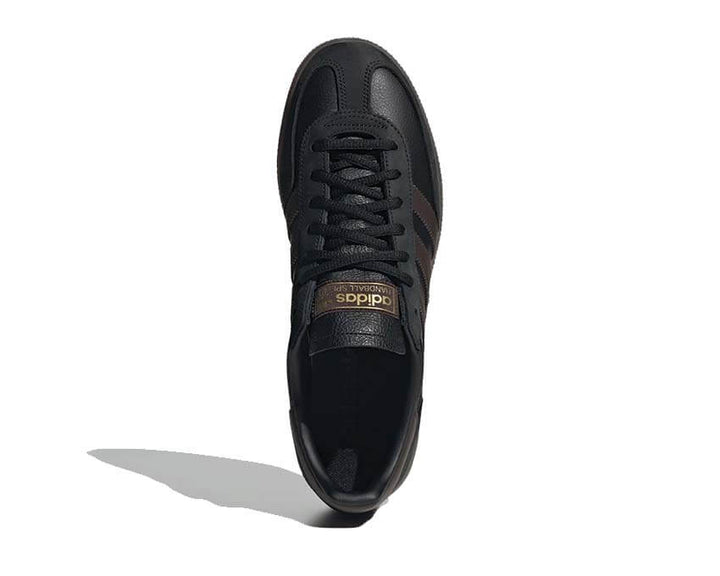 Buty sportowe do piłki ręcznej z ciemno brązowego zamszu