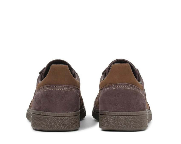 Buty sportowe do piłki ręcznej w kolorze ciemno brązowym