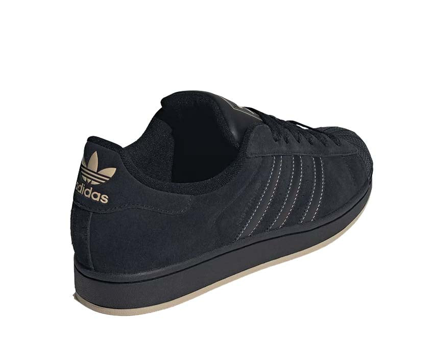 Klasyczne sportowe buty skórzane w czarnym kolorze