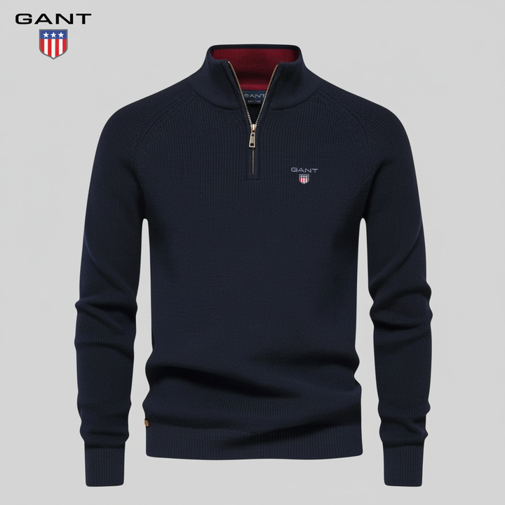 GANT™ Sweter Premium z Pół-Zipem