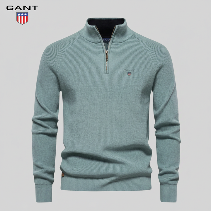 GANT™ Sweter Premium z Pół-Zipem