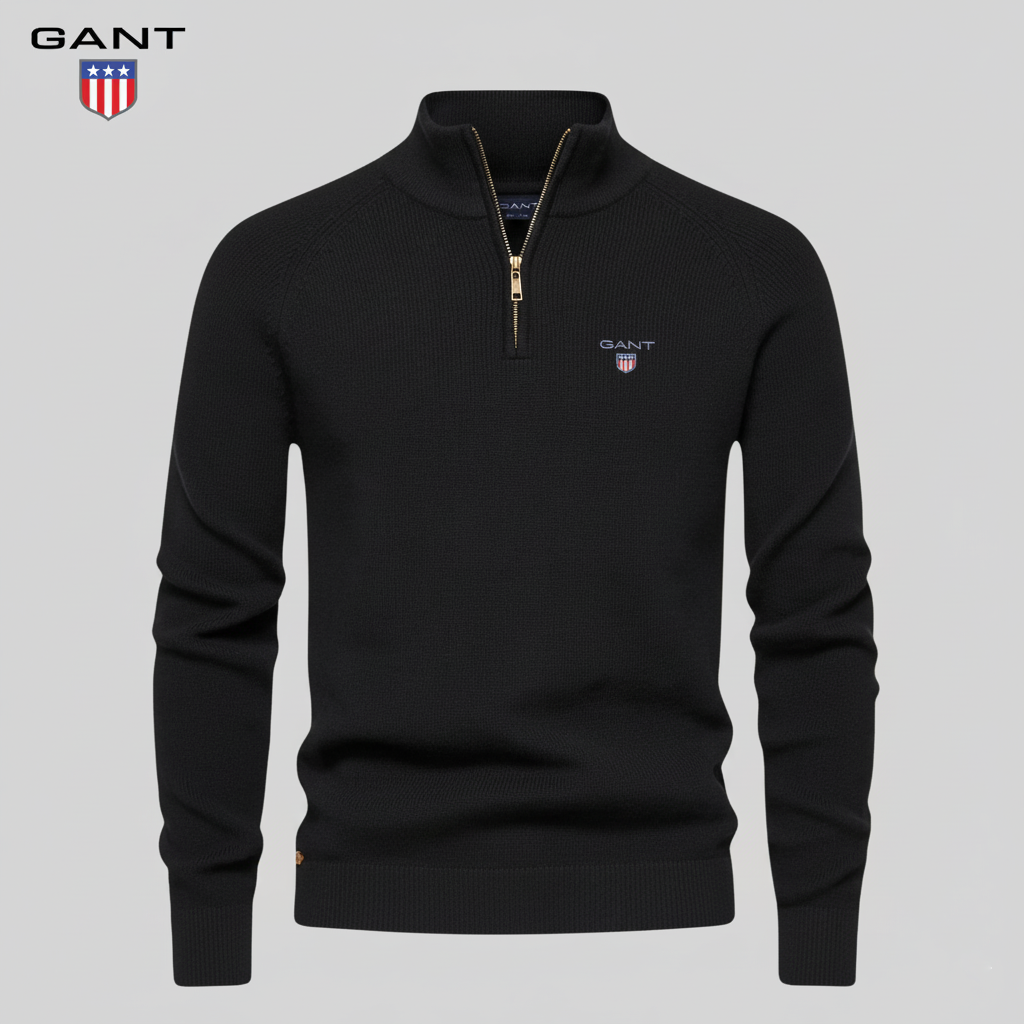 GANT™ Sweter Premium z Pół-Zipem