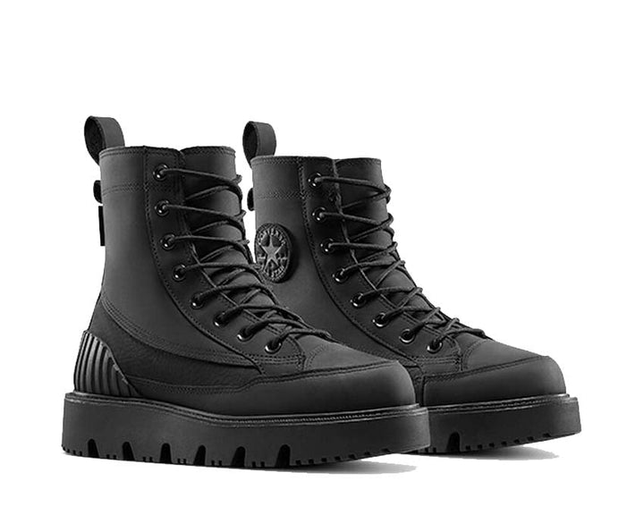 Wysokie Buty Wytrzymałe z Czarnej Tkaniny