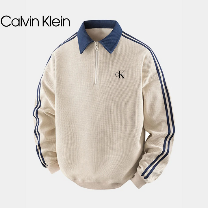 CK™ Sweter z kontrastowym zamkiem