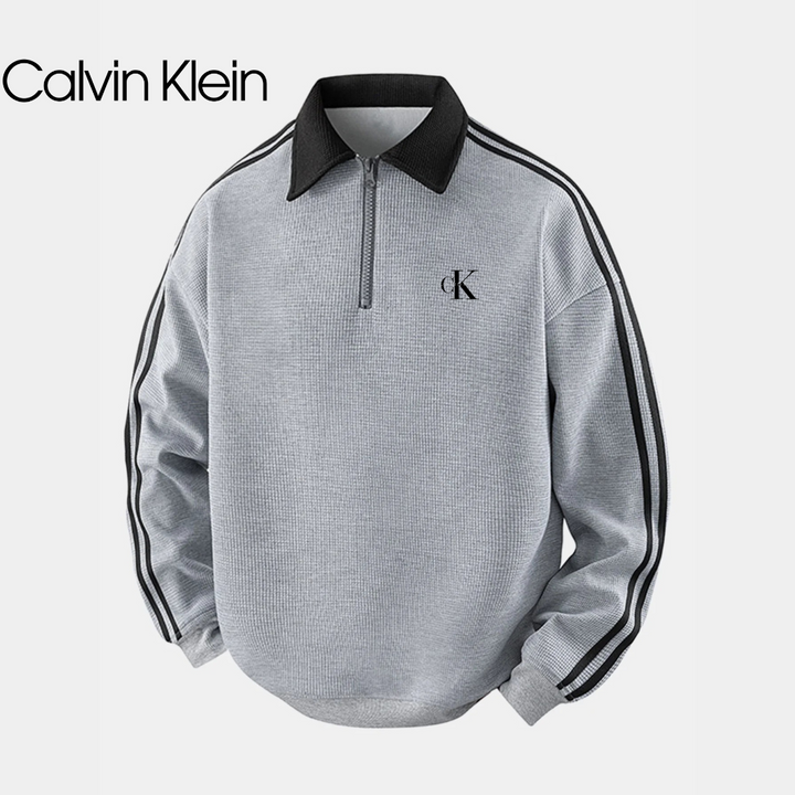 CK™ Sweter z kontrastowym zamkiem
