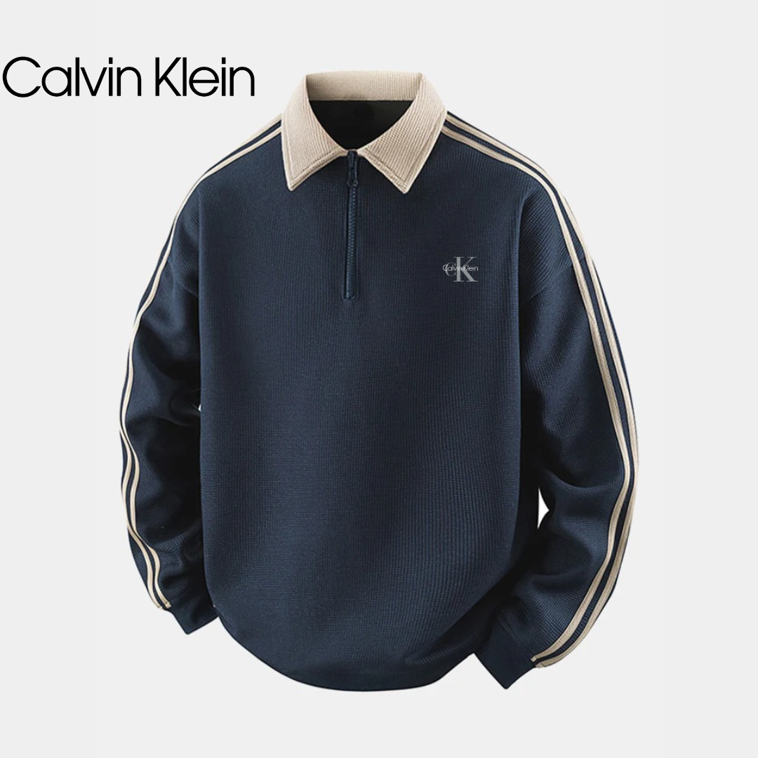CK™ Sweter z kontrastowym zamkiem