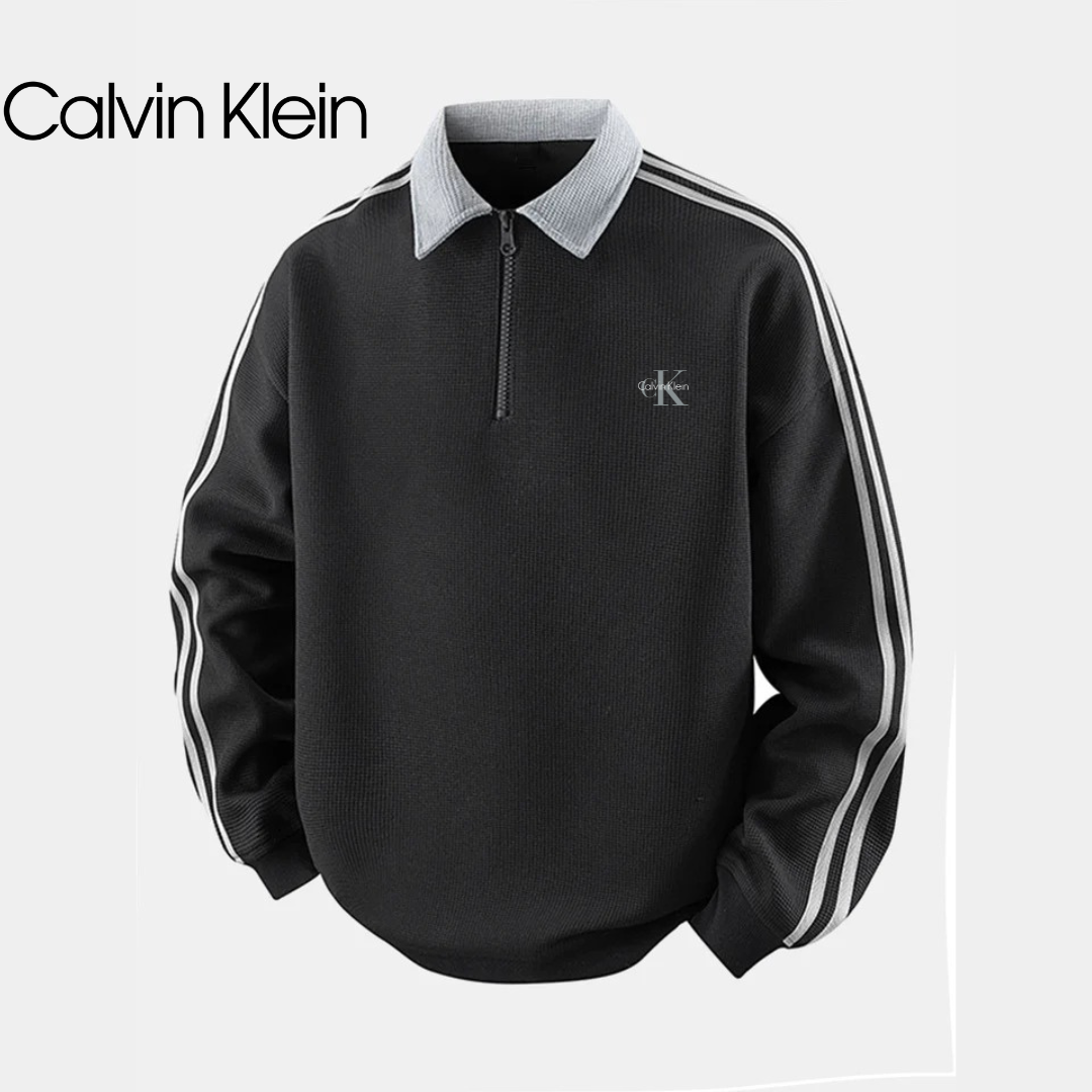 CK™ Sweter z kontrastowym zamkiem