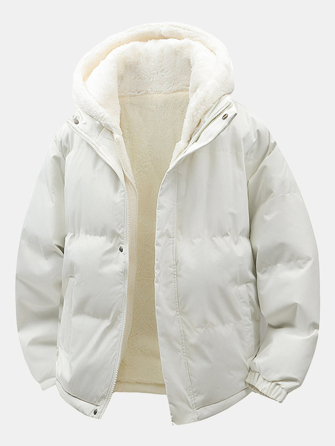 Kurtka Puffer z Kapturem Teddy 2 w 1