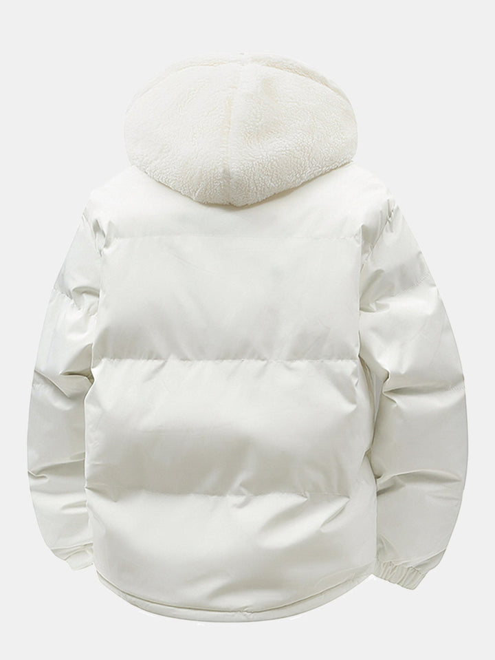 Kurtka Puffer z Kapturem Teddy 2 w 1