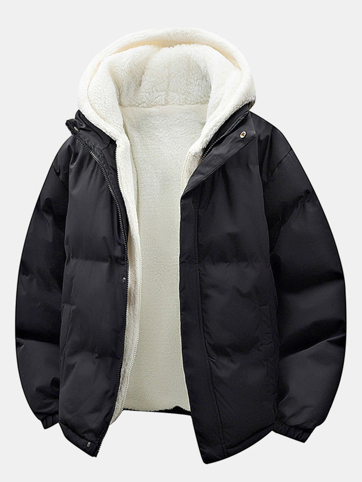 Kurtka Puffer z Kapturem Teddy 2 w 1