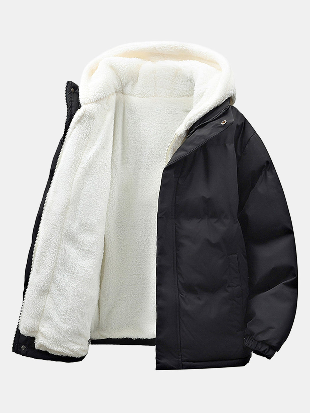 Kurtka Puffer z Kapturem Teddy 2 w 1