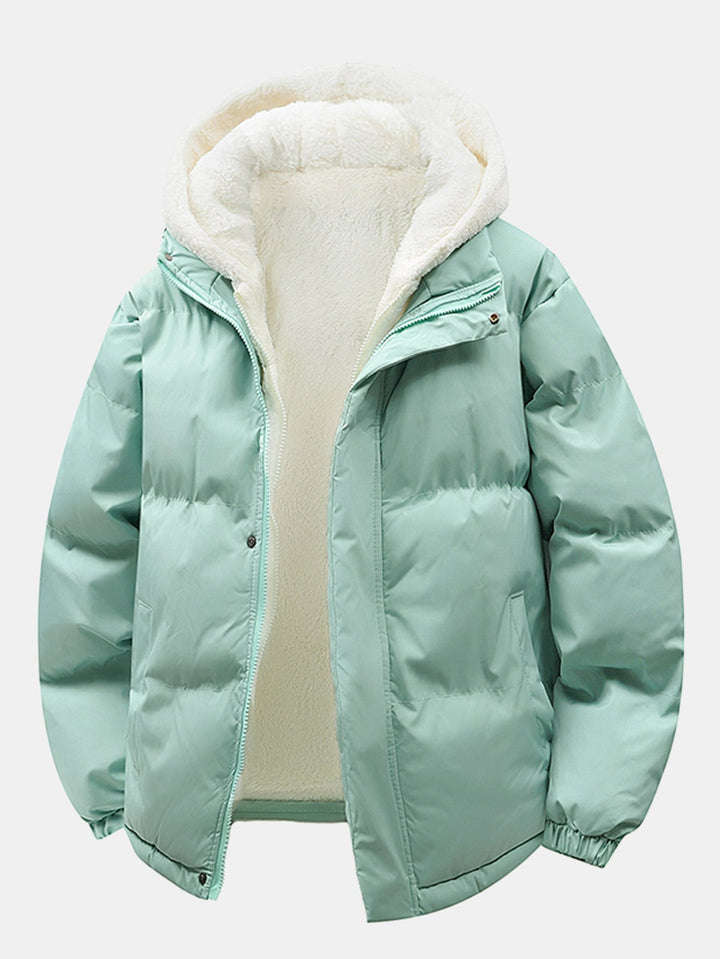 Kurtka Puffer z Kapturem Teddy 2 w 1