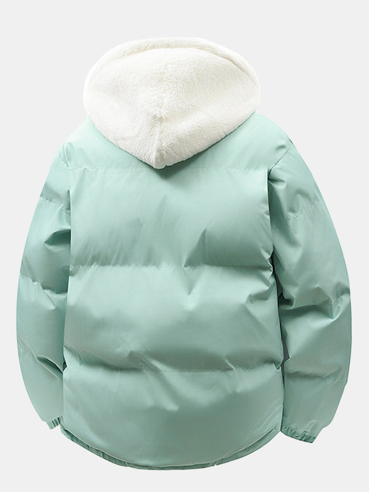 Kurtka Puffer z Kapturem Teddy 2 w 1