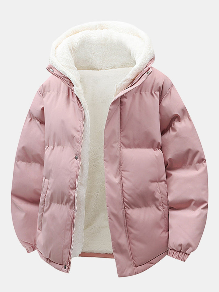 Kurtka Puffer z Kapturem Teddy 2 w 1