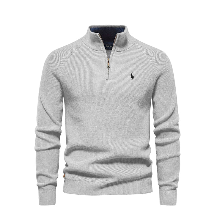Ralph Lauren | Sweter z zamkiem na pół Black Friday -70% ZNIŻKI