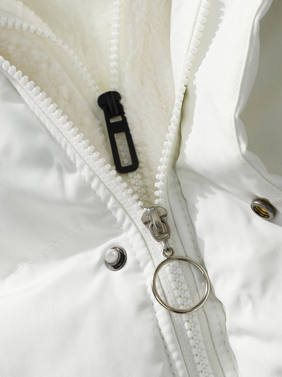 Kurtka Puffer z Kapturem Teddy 2 w 1