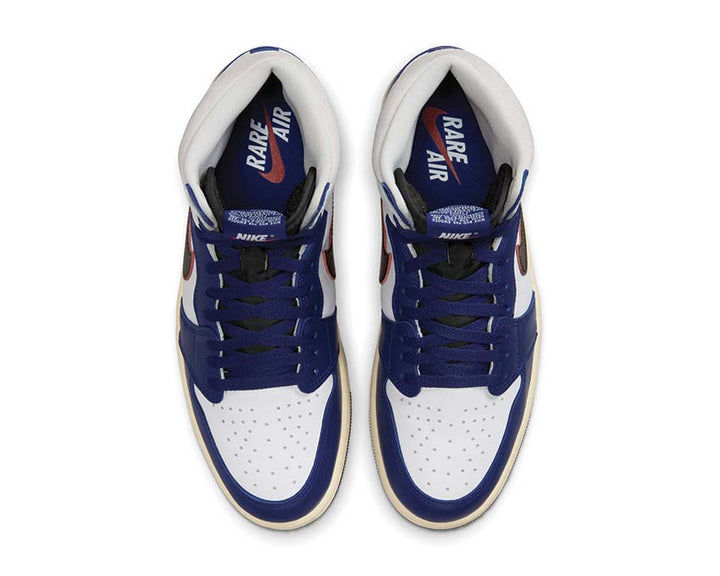 Wysokie retro sneakersy skórzane z ekskluzywnym designem