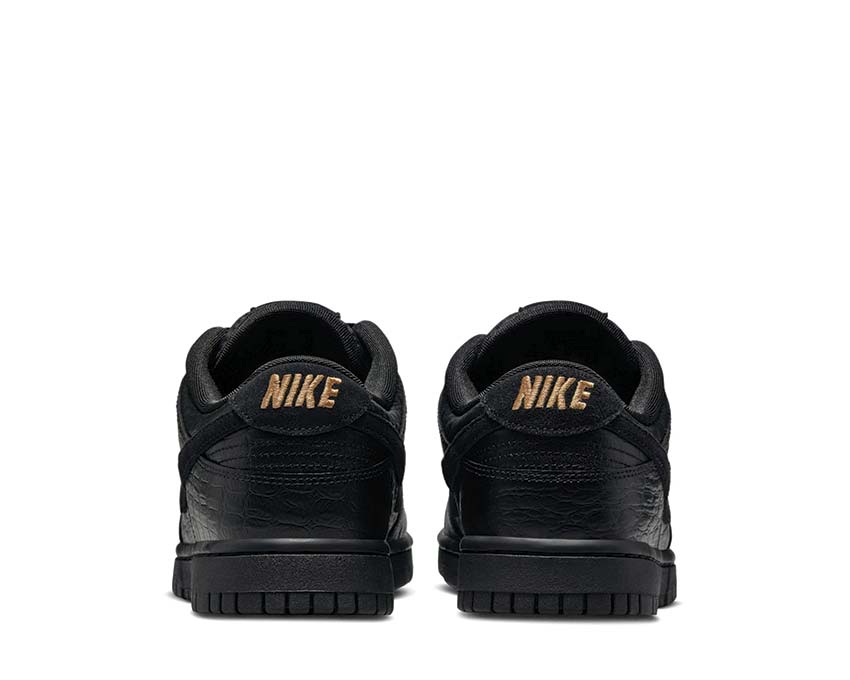 Niskie skórzane sneakersy z czarnym wzorem krokodyla na sezon wiosna/lato