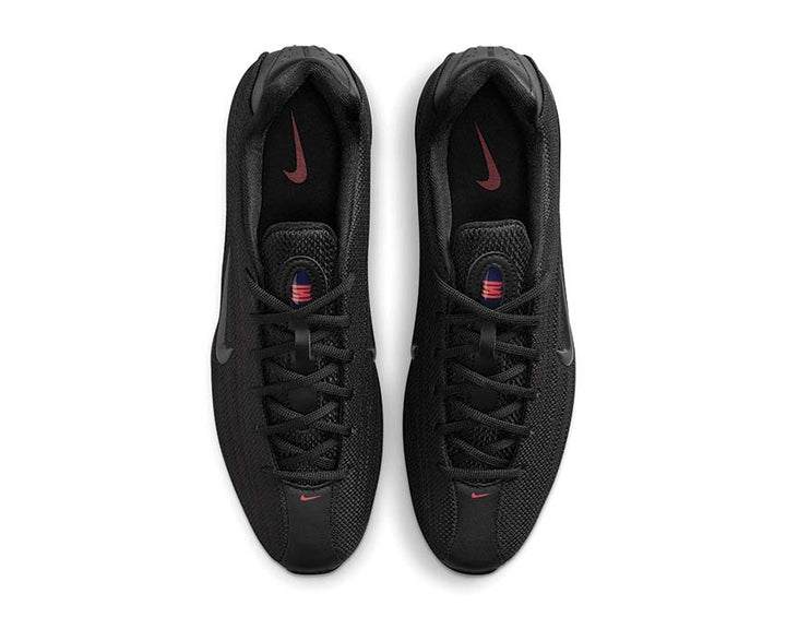 Czarne amortyzowane buty sportowe męskie