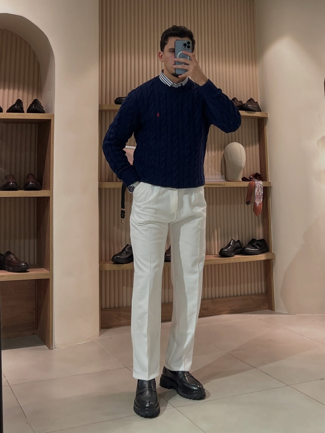 Sweter Ralph Lauren w klasycznym splocie