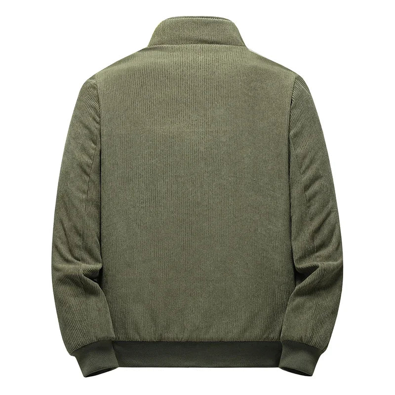 Udo | Kurtka z Weluru z Podszewką z Fleece
