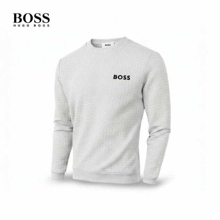Sweter z pikowanej dzianiny Wintercraft